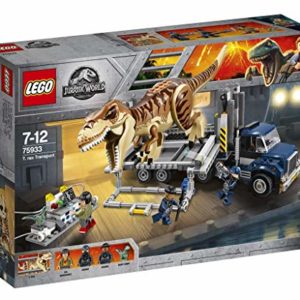LEGO Jurassic World T. Rex Transport Dinosaur Play Set 13
