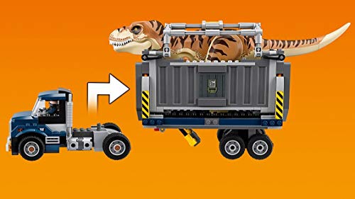 LEGO Jurassic World T. Rex Transport Dinosaur Play Set 6