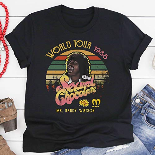 World Tour 1988 Sexual Chocolate Vintage T Shirt Randy Watson Lovers T Shirt Coming To America Lovers T Shirt 1