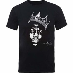 Notorious B.I.G. Crown Face T-Shirt in Black 7