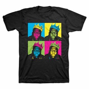 The Notorious B.I.G Men's Multi-Colored Crown T-Shirt 2
