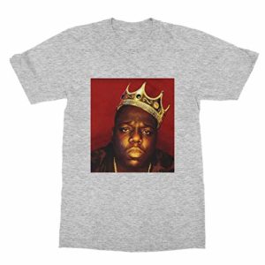 Notorious B.I.G Crown T-Shirt in Gray 5